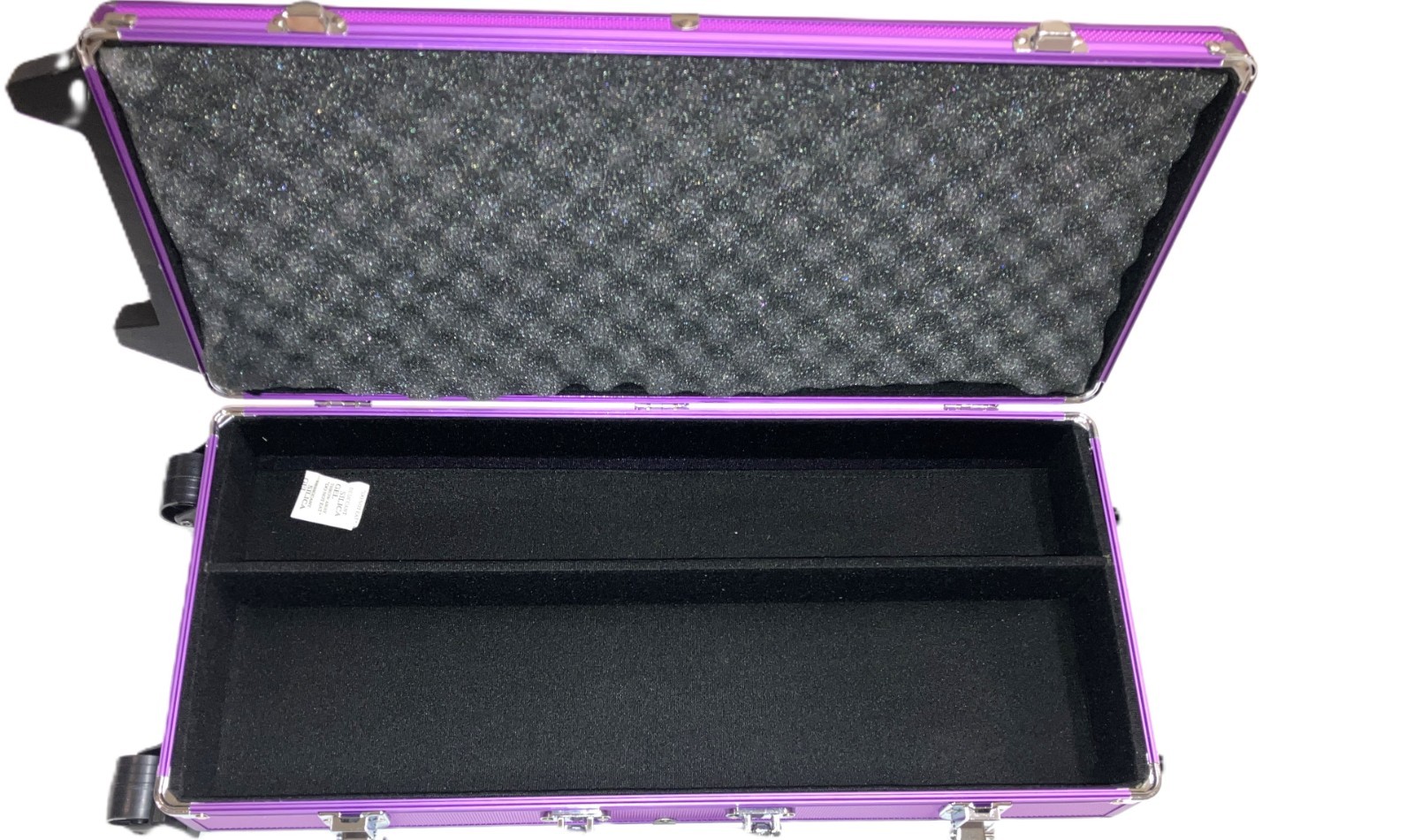 Mahjong Mahjongg EMPTY wheel Case 2 Trays for Tiles, Protective wheel Denim Bag