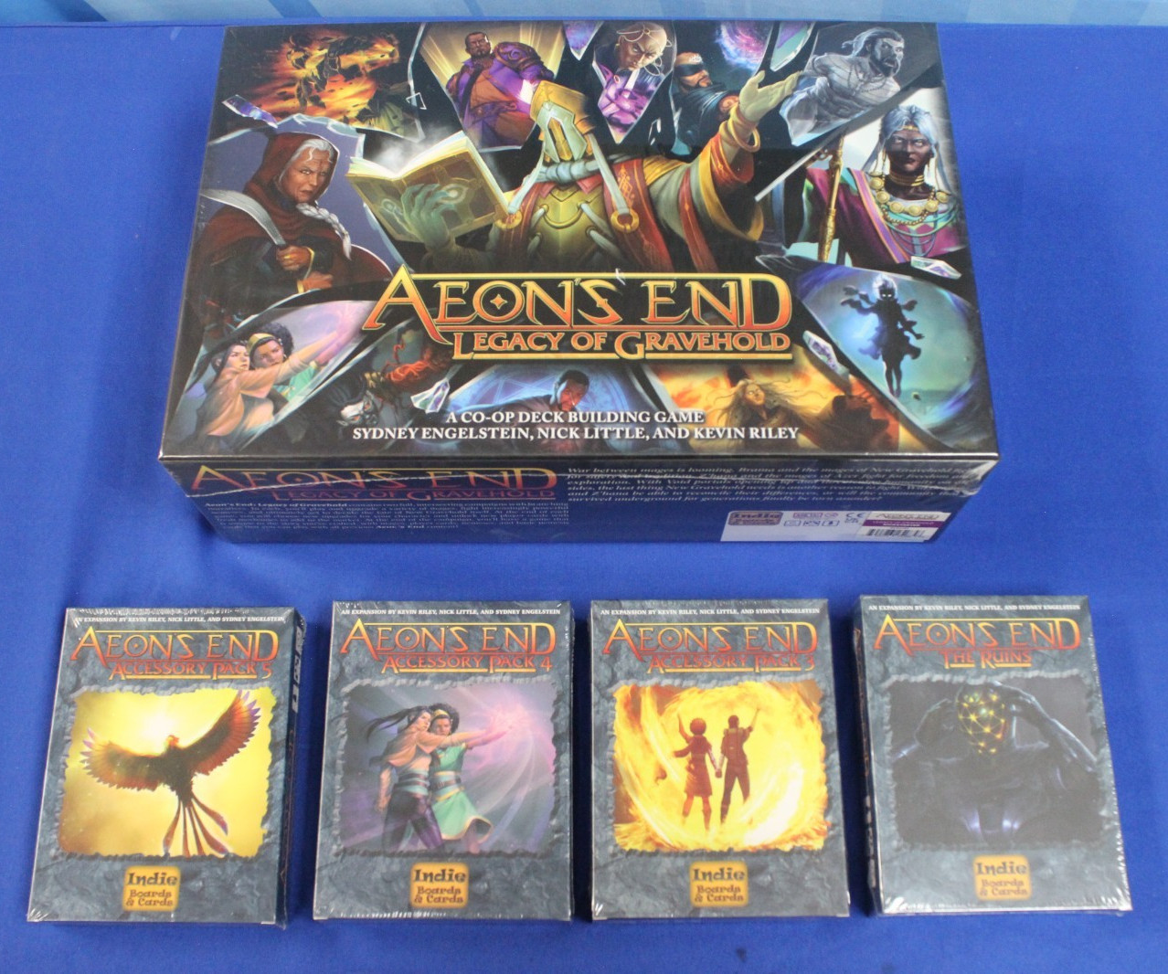 Indie Boards & Cards Aeons End 2nd Edition Expansion Accessory Kickstarter Lot