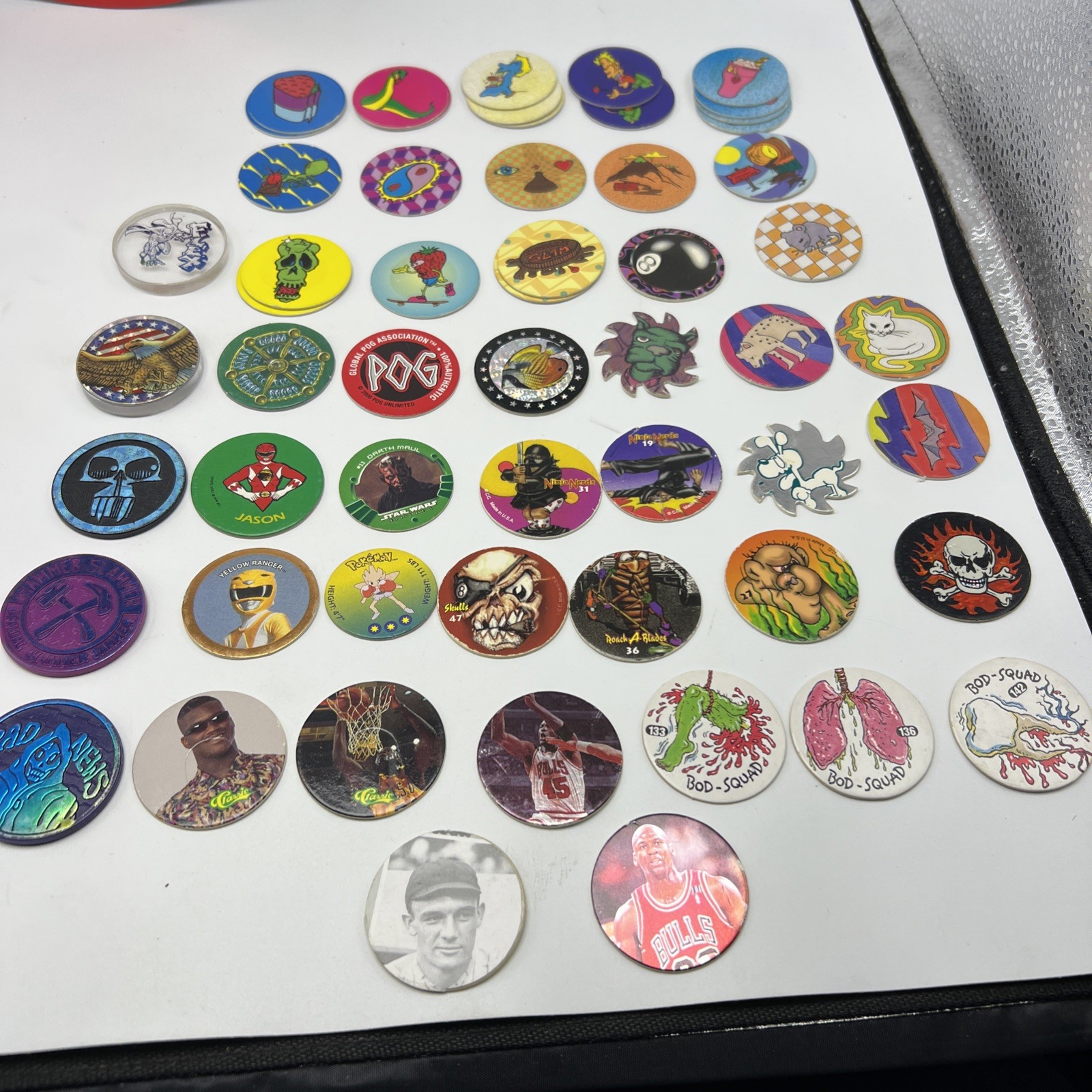 POG Collection – Lot of 50 POGs Plus 5 Slammers -see Photos T4562