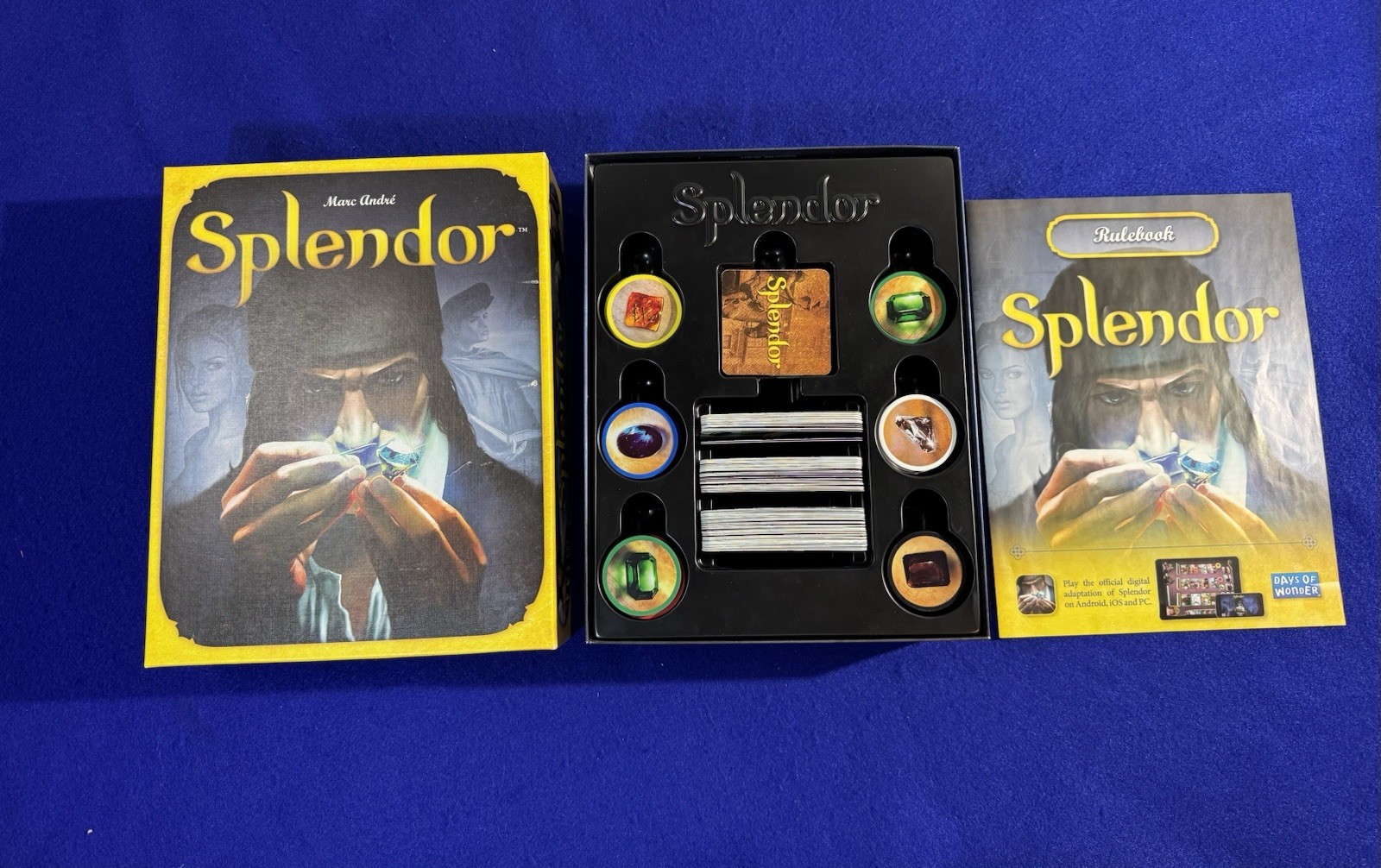 Splendor Board Game By Marc Andre The Greatest Gemstone Merchants Complete