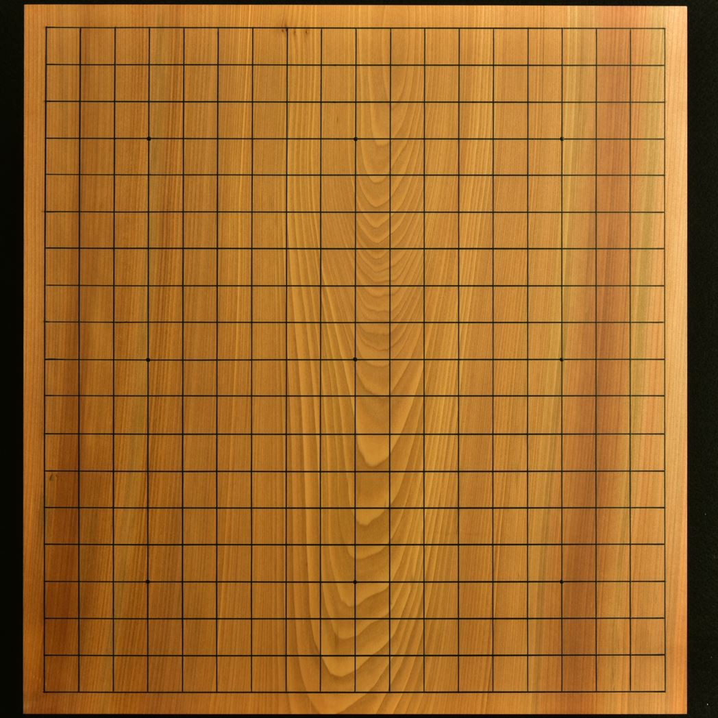 Finest Japanese Go Board ”Honkatsura＝本桂” #40松印（＝highest rank）Single Board　NEW.