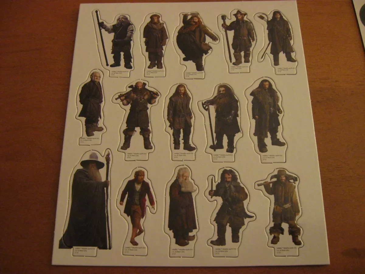 The Hobbit an Unexpected Journey Adventure Board Game Epic Quest 6213 Open Box