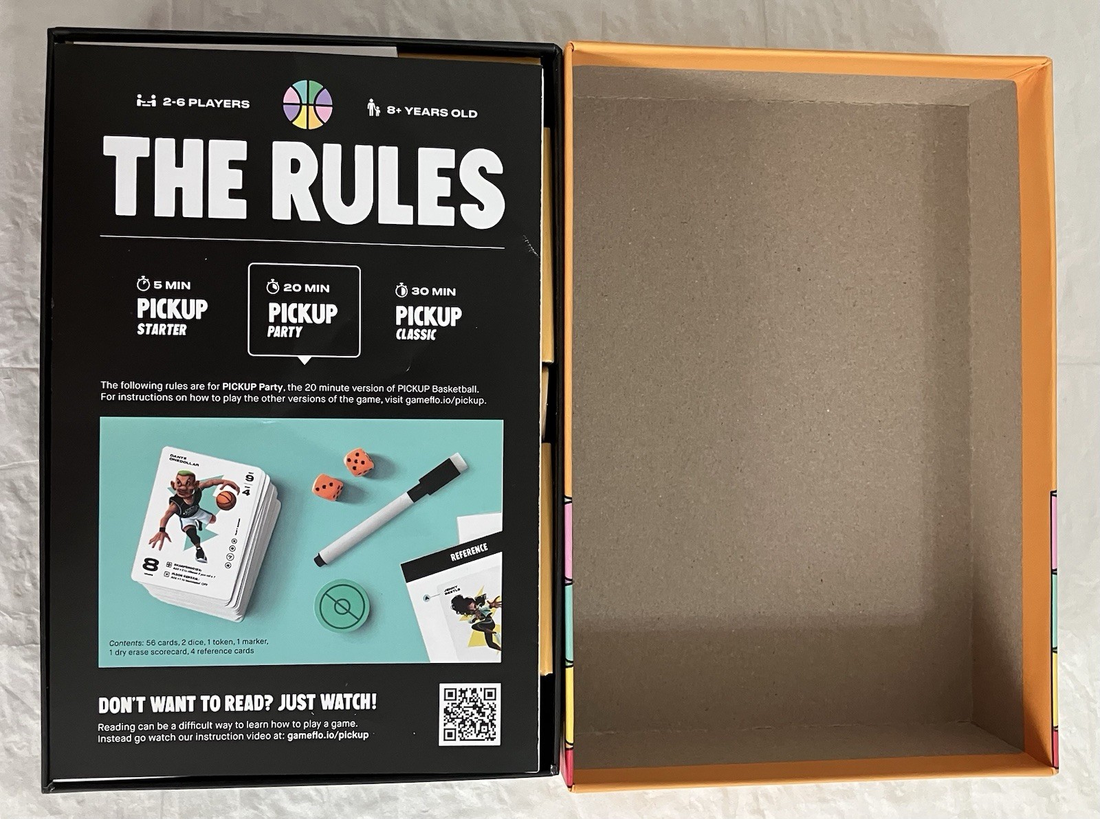 Pickup Basketball Card Game By Gameflo New, Not Shrink Wrapped