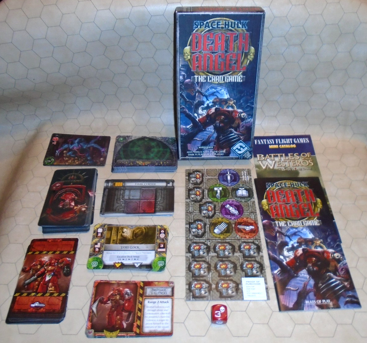 Warhammer 40k Space Hulk Death Angel The Card Game COMPLETE FFG