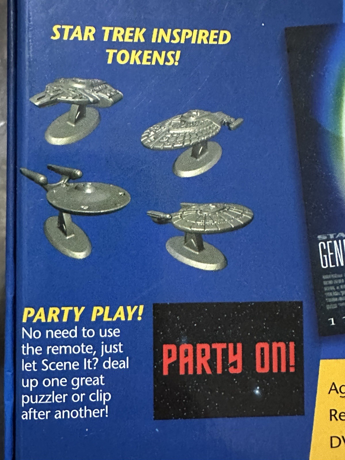 Star Trek Scene It DVD Game Complete Open Box Screenlife 2002 Collectors