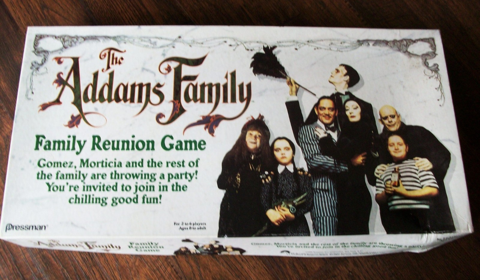 The Addams Family Reunion Board Game 1991 Pressman TV Movies Paramount Pictures