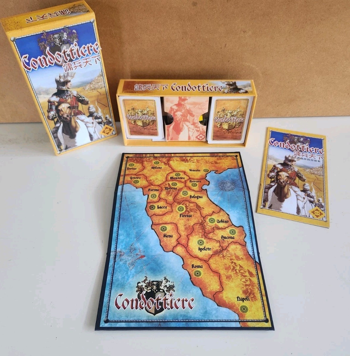 Condottiere Third Edition Board Games Chinese Edition