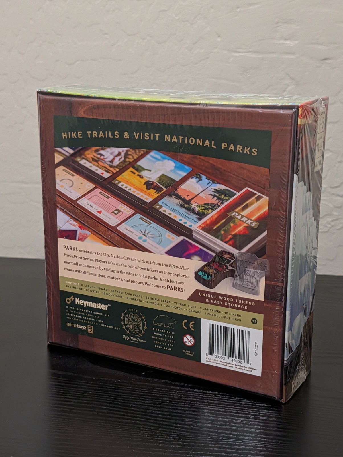 Keymaster Games 59 National Parks Board Game New Sealed KYM0501