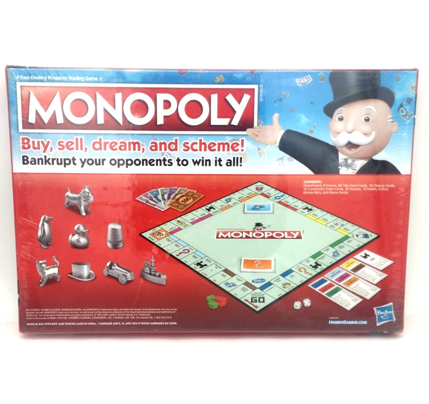 Hasbro Monopoly You Voted The Thimble Is Back Edition Board Game NEW SEALED