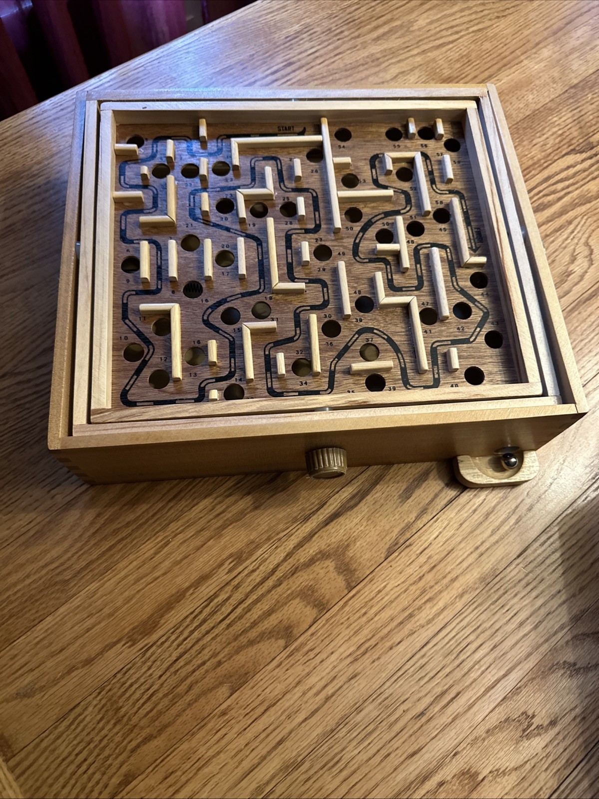 Labyrinth Premiere Edition Cardinal Wooden Marble Game of Skill Vintage #190