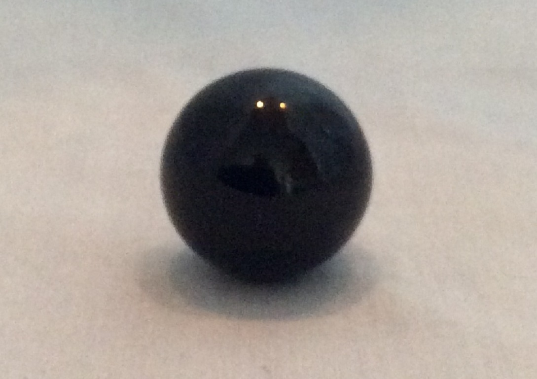 10 pack Mega Marbles Opaque Black 16mm or 5/8″ Marbles