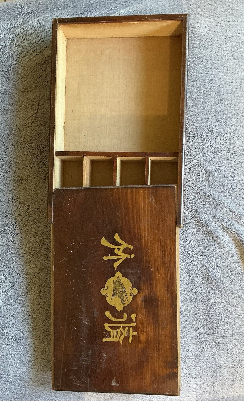 Vintage Mahjong Mah Jongg set 148 bamboo and Bovine bone tiles
