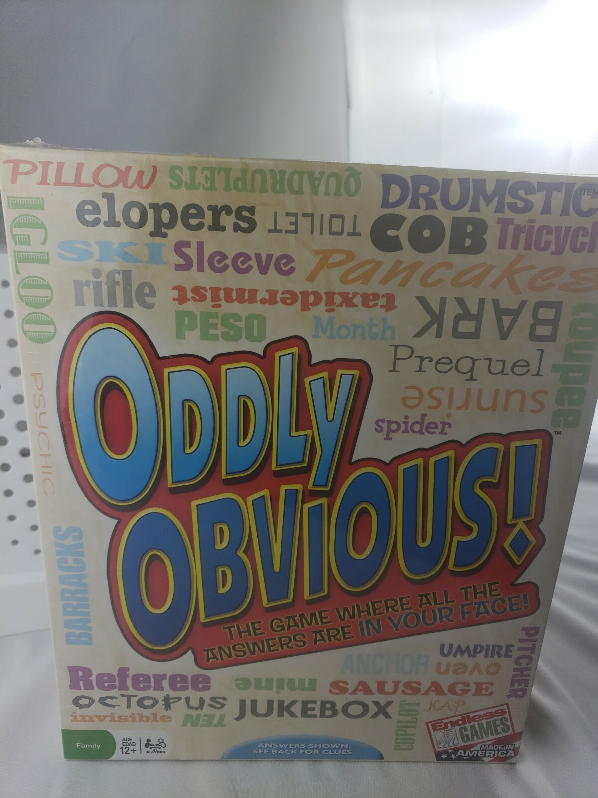 Oddly Obvious! is a family card game by Endless Games New