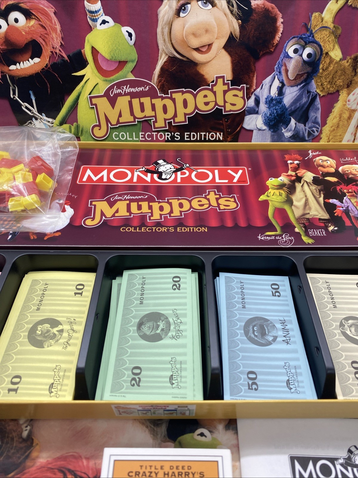 The Muppets Monopoly Collector’s Edition Board Game 2003 COMPLETE