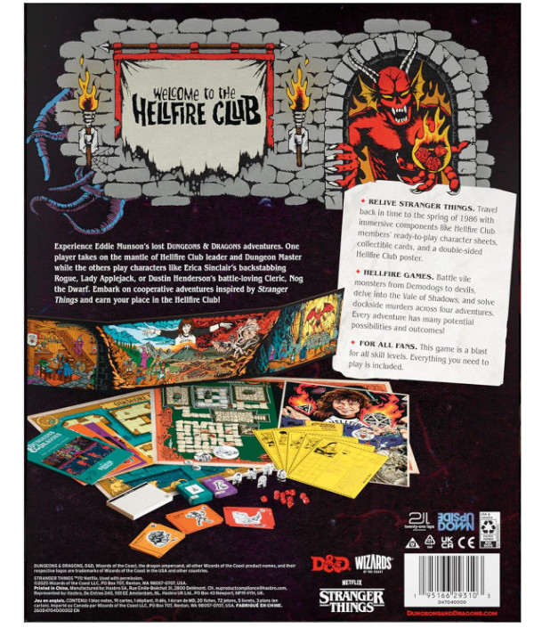 Dungeons & Dragons: Stranger Things: Welcome to the Hellfire Club
