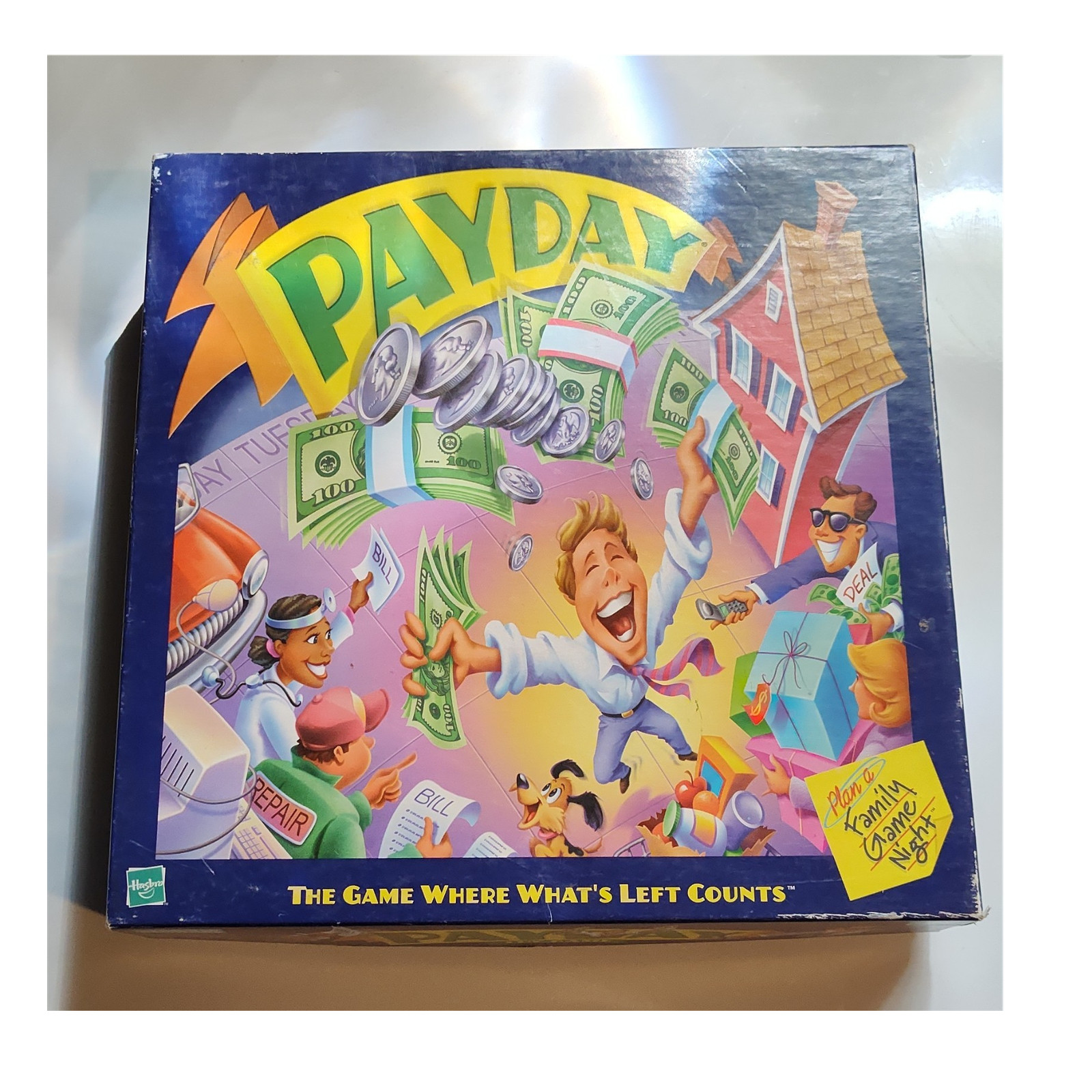 Hasbro Payday Finance Board Game Family Game Night 2 Players 8-11 Years Complete