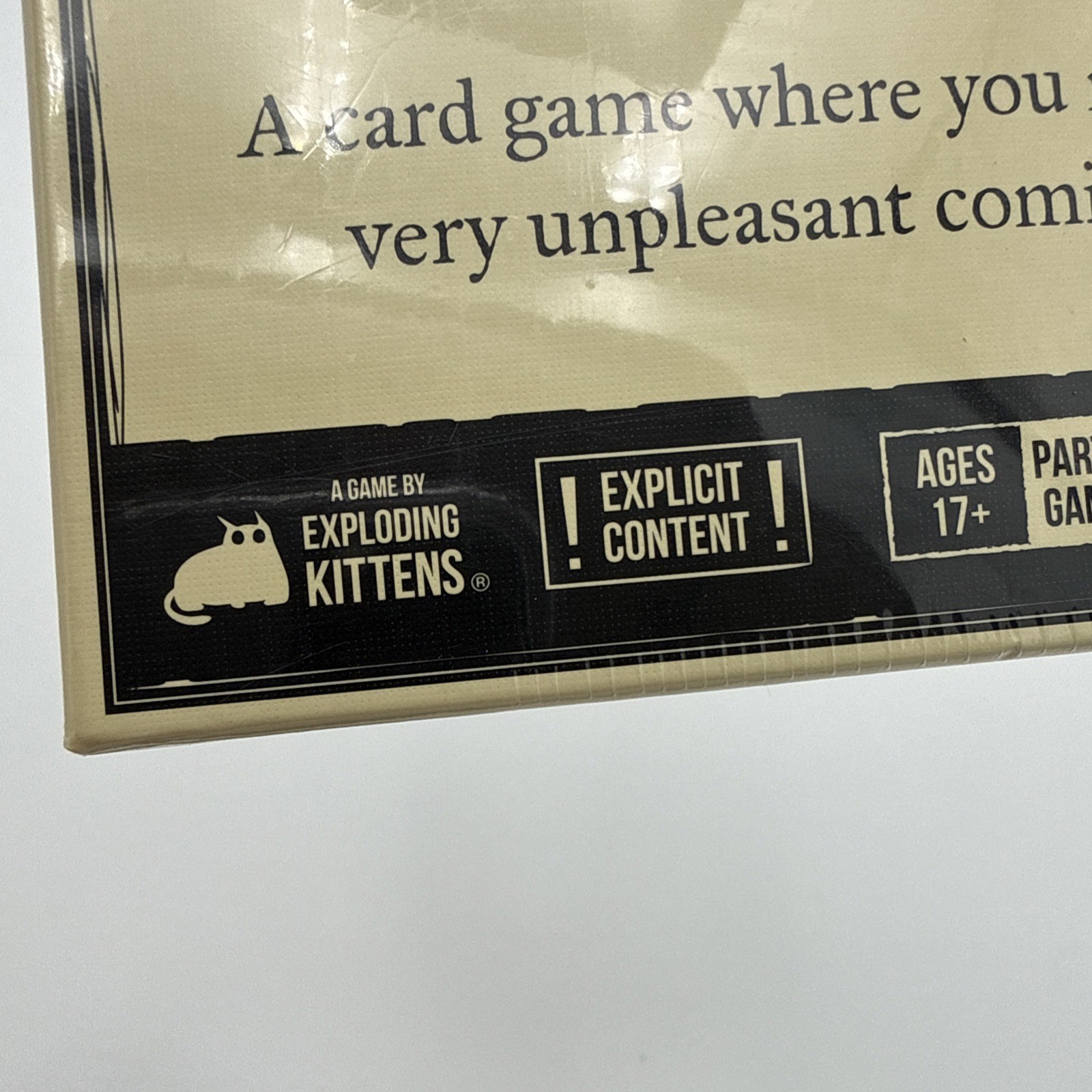 Horrible Therapist Adult Party Game Ages 17+ Mature Humor Card Game New Sealed!