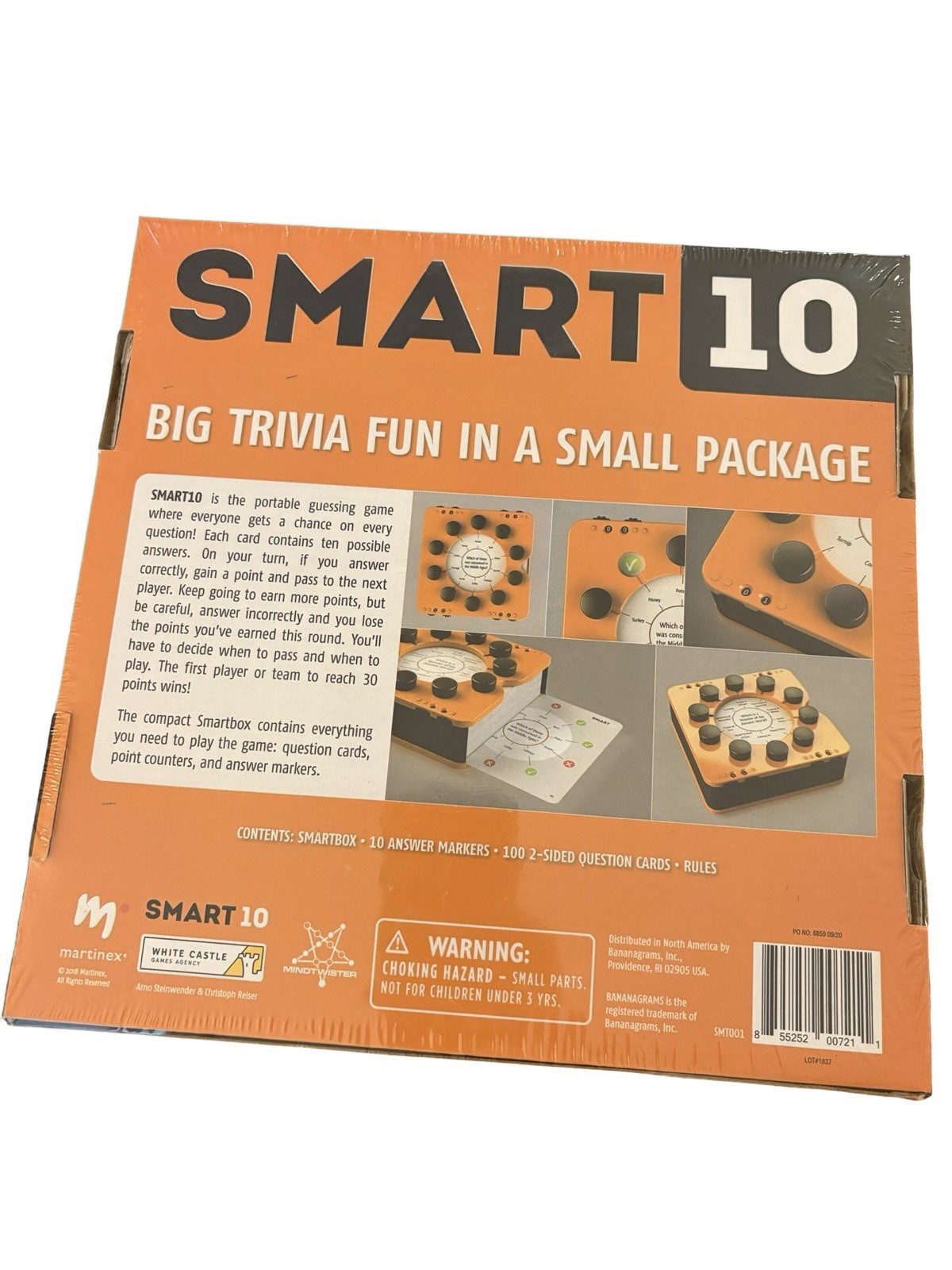 Smart 10 Trivia Game (see Notes)