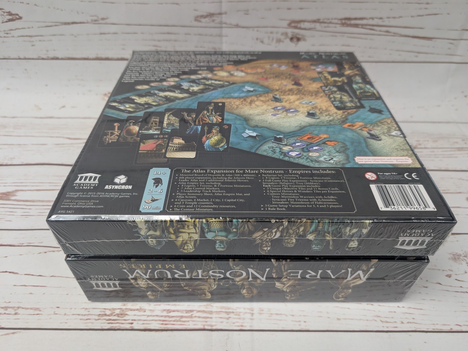 Mare Nostrum Empires Board Game with Atlas Expansion NIS Academy Games