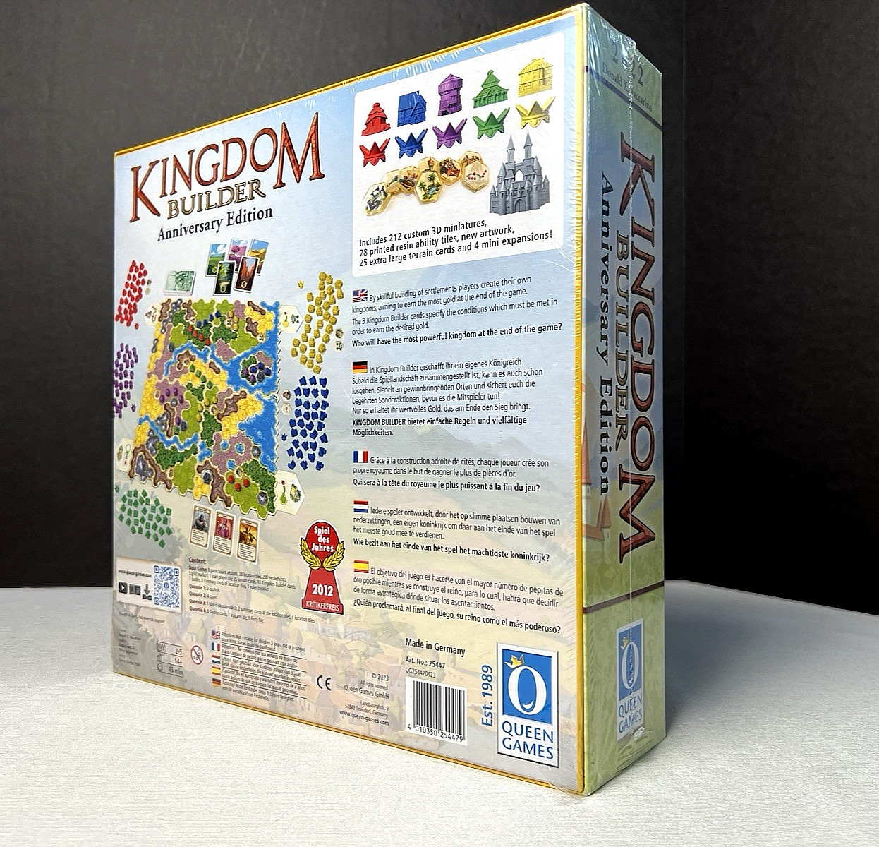 KINGDOM BUILDER: Anniversary Edition, 2023 Queen Games, NEW in Shrink-wrap