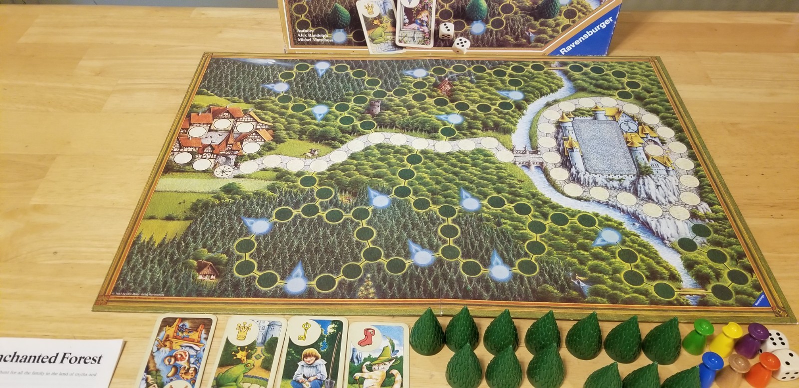 Enchanted Forest Ravensburger Vintage 1982 Board Game Complete