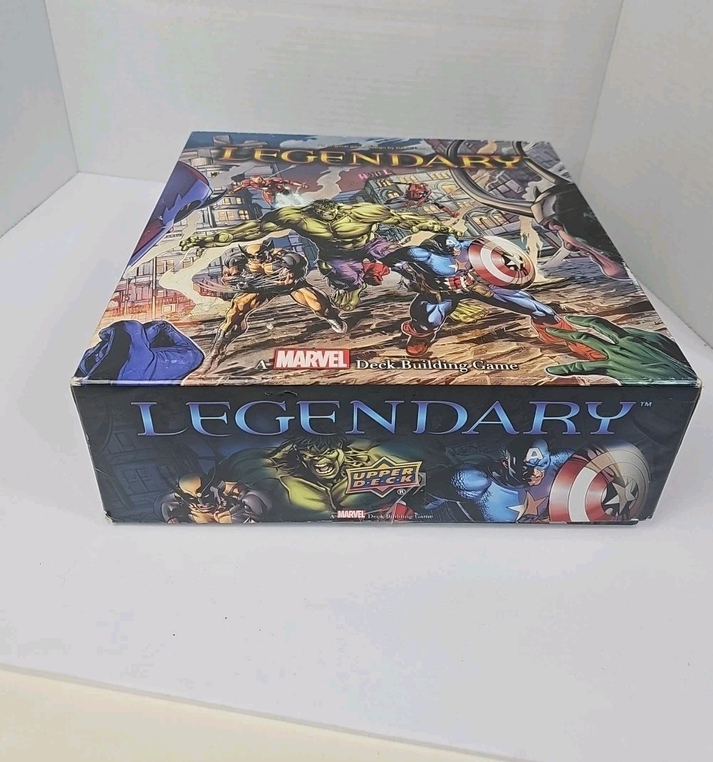 Upper Deck Legendary Marvel Deck Building Game Complete Pre-Owned