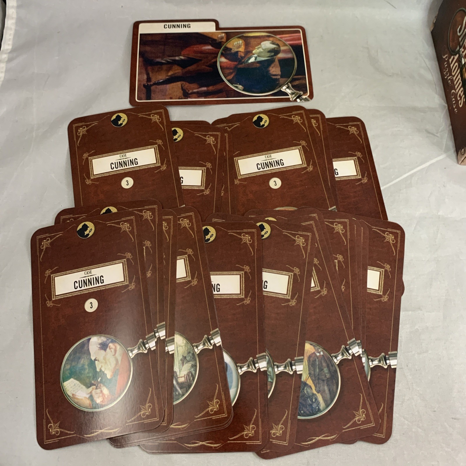 SHERLOCK Holmes Puzzle Case Game Box Sterling Innovation Open Box Complete