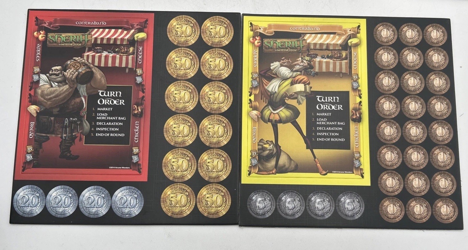 Sheriff of Nottingham Board Game Complete Arcane Wonders – New in Open Box