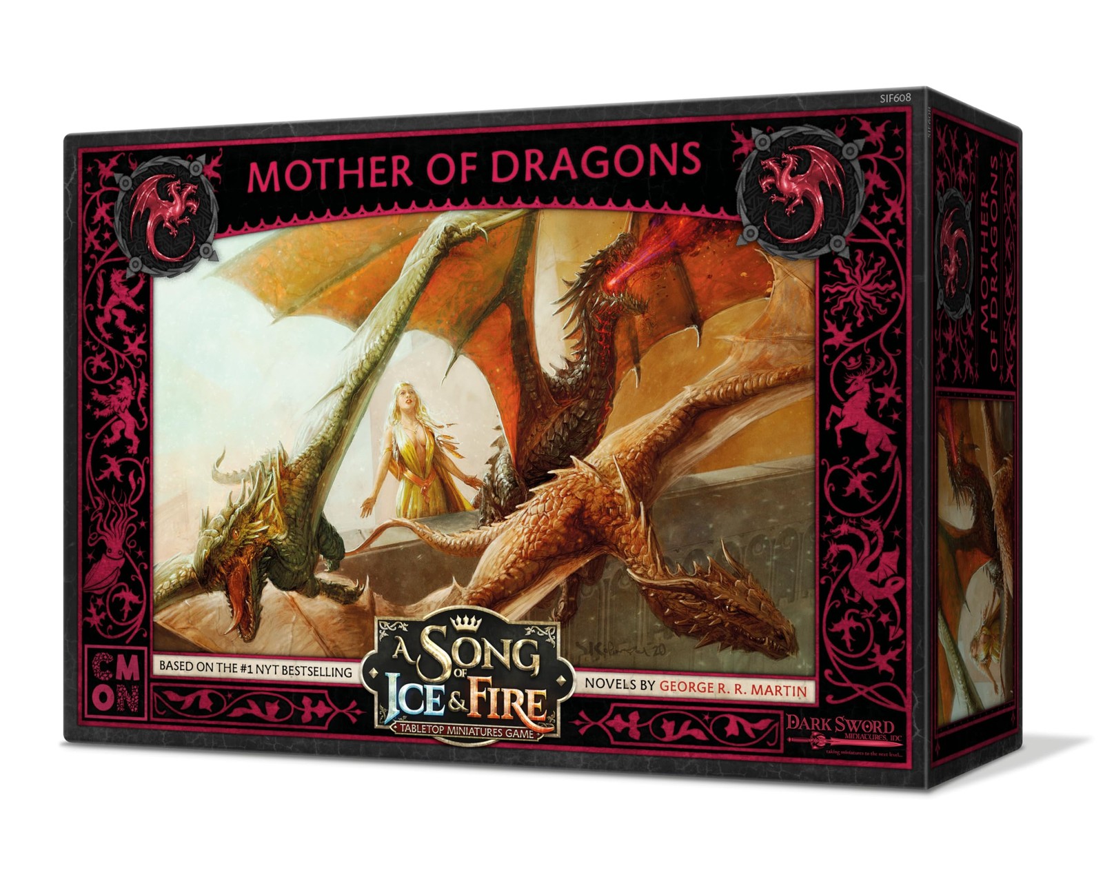 A Song of Ice and Fire Tabletop Miniatures Mother of Dragons Box Set By CMON