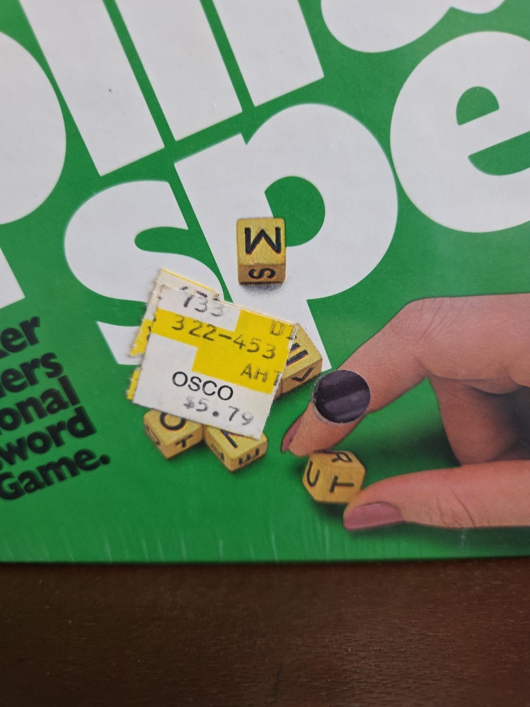 Vintage 70’s Brand New Sealed Parker Brothers Spill & Spell Crossword Game 1978