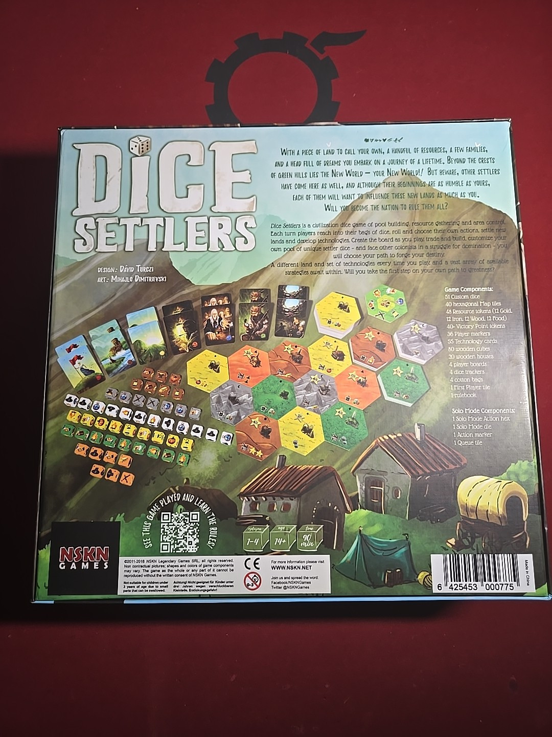 Dice Settlers Board Game [NSKN Games 2018]