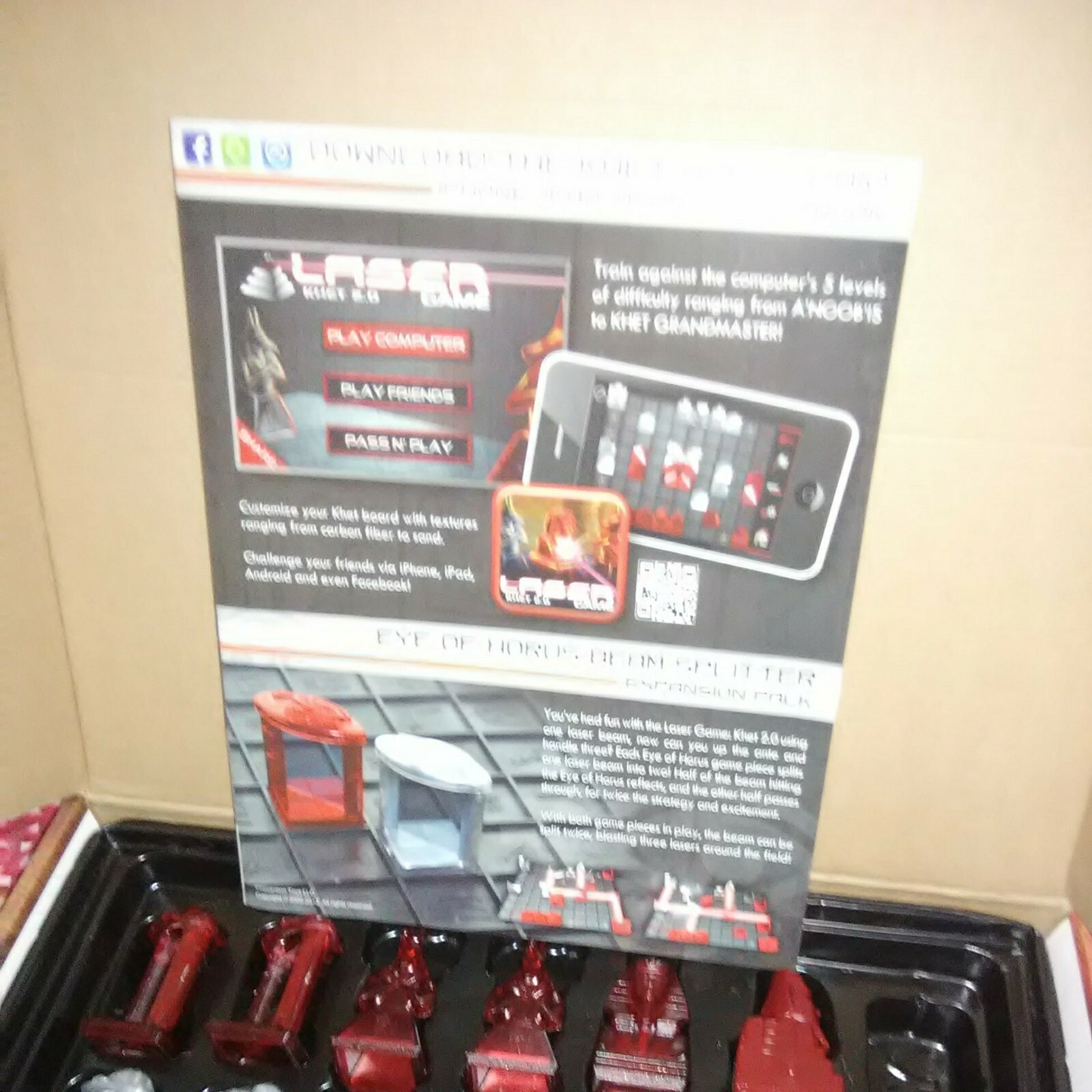 Laser Khet 2.0 Game 2012 Mensa Select Toy of the Year Finalist