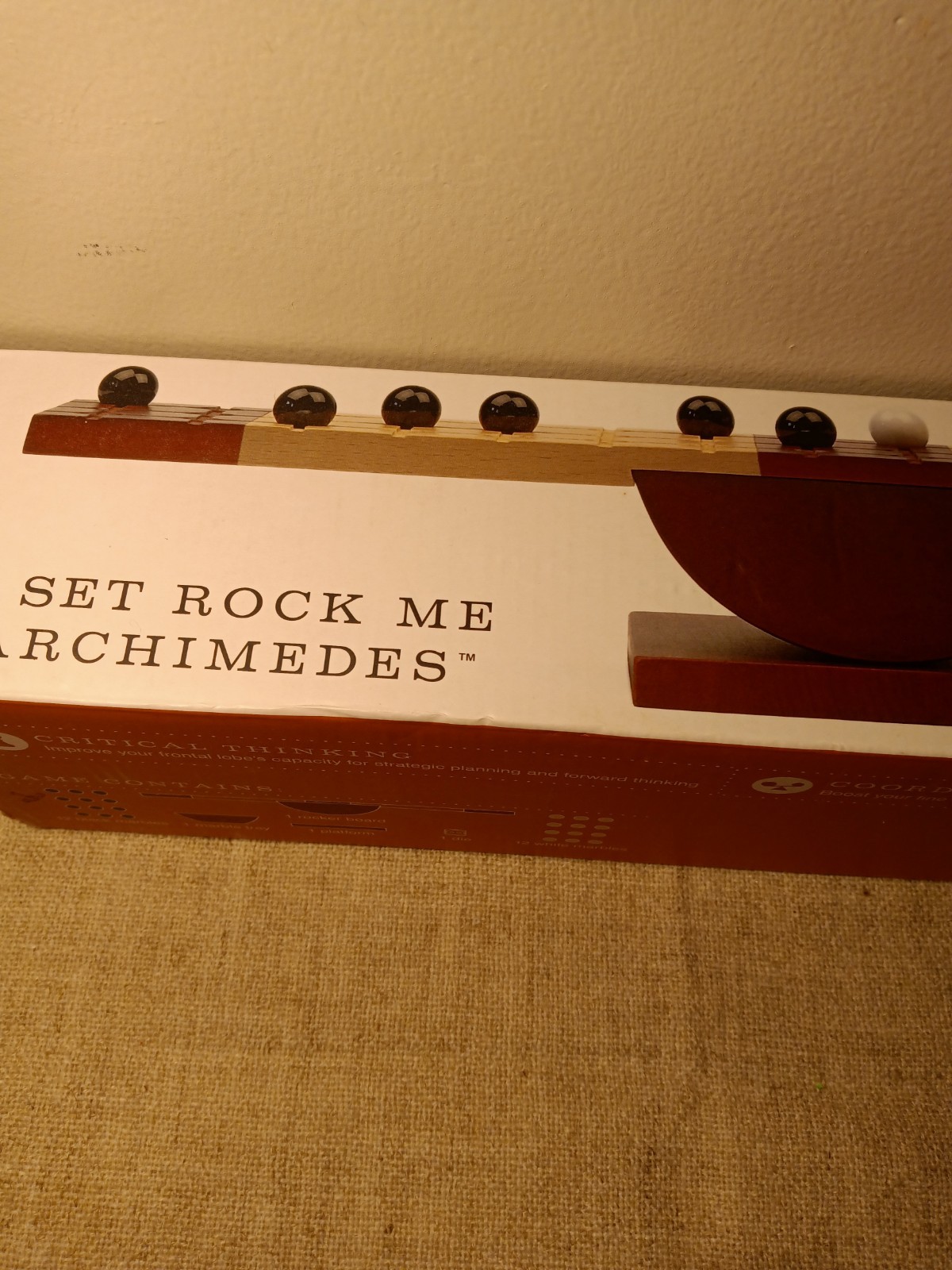 Marbles Brain Workshop Rock Me Archimedes Balance Game