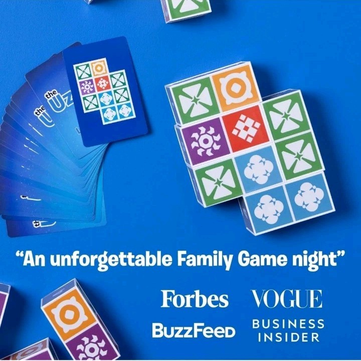 The Uzzle Board Game Block Puzzle Games for Ages 4+ Children & Adults New