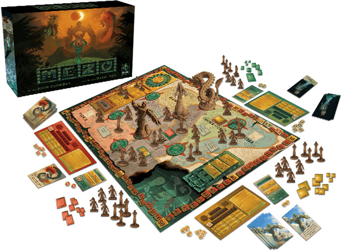 MEZO Board Game of Mayan mythology