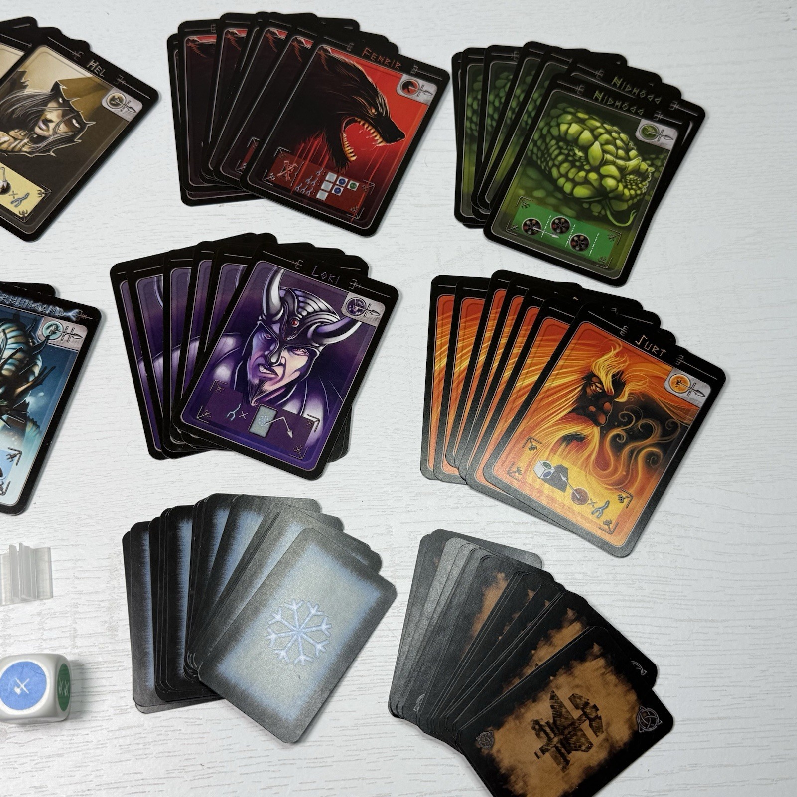 Yggdrasil Board Game Z-Man Games Ludonaute 2011 Norse Gods Complete