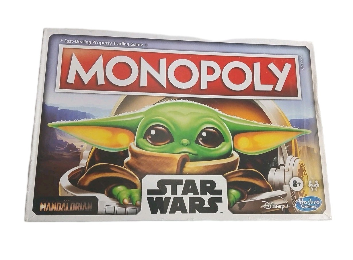 Star Wars Mandalorian And Yoda Grogu Sealed Monopoly Game Sealed