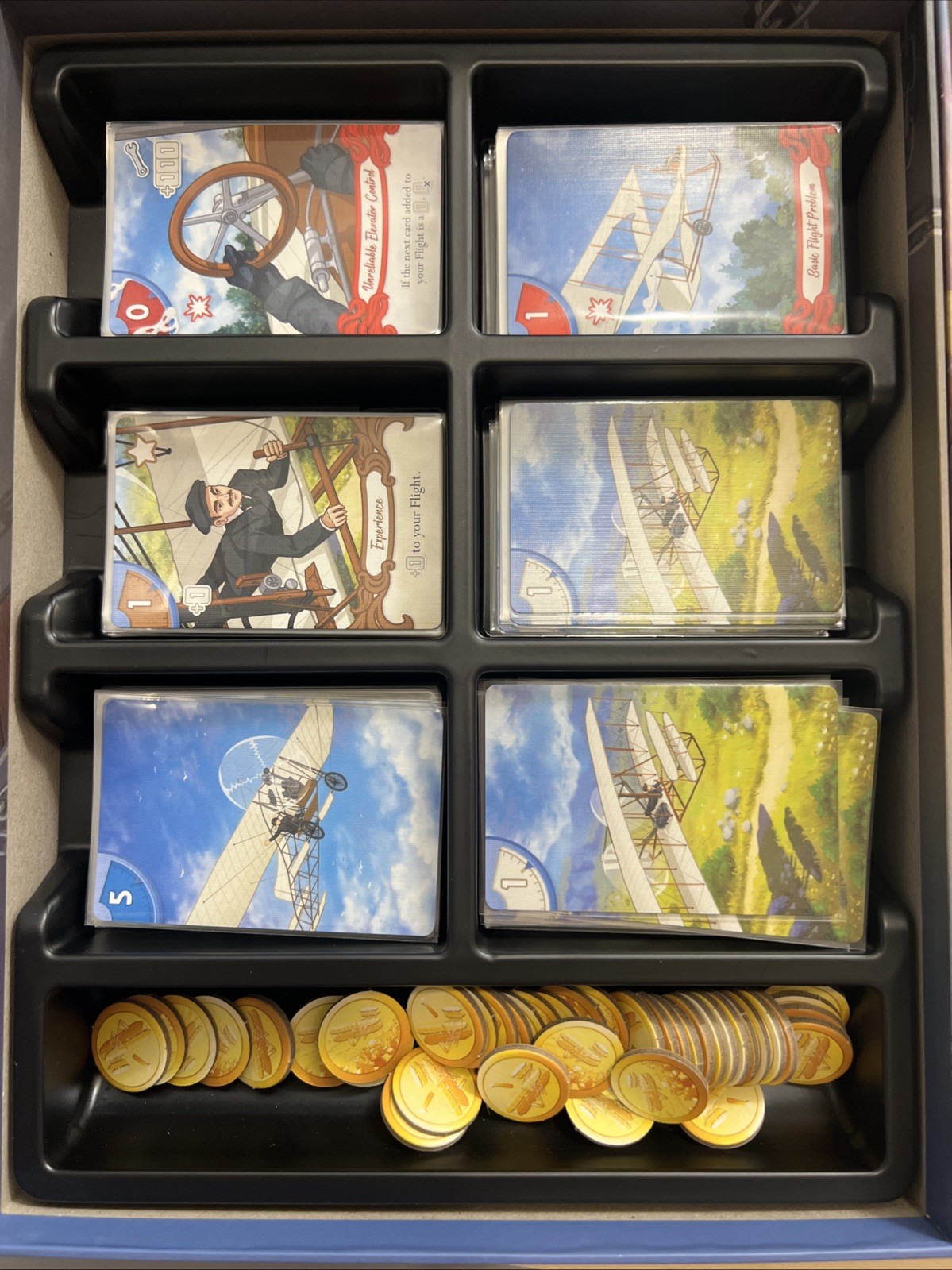 [open Box] First In Flight Board Game Sleeved family History Fun