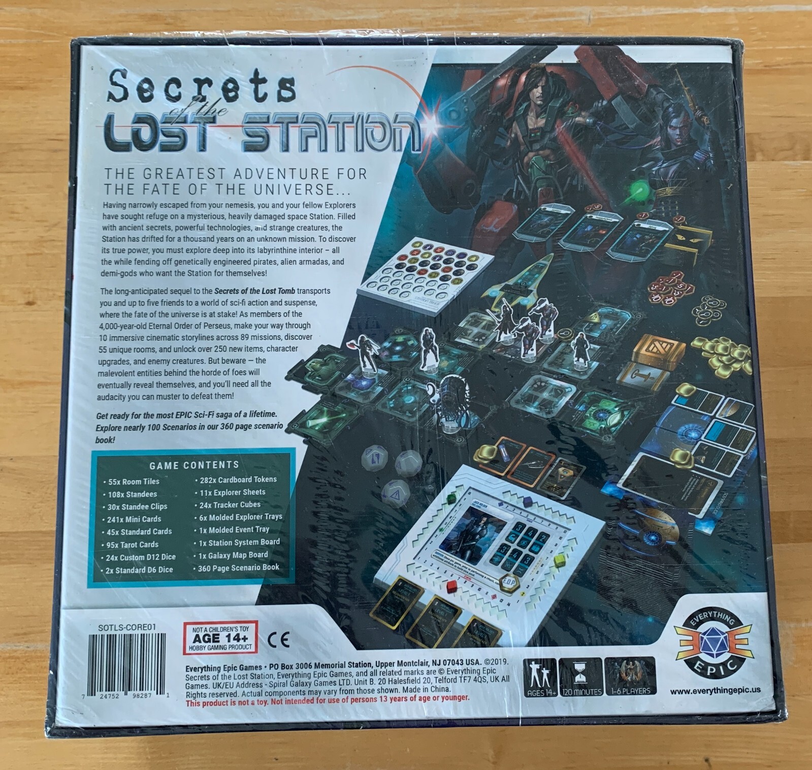 Secrets of the Lost Station – Everything Epic Board Game – New Sealed