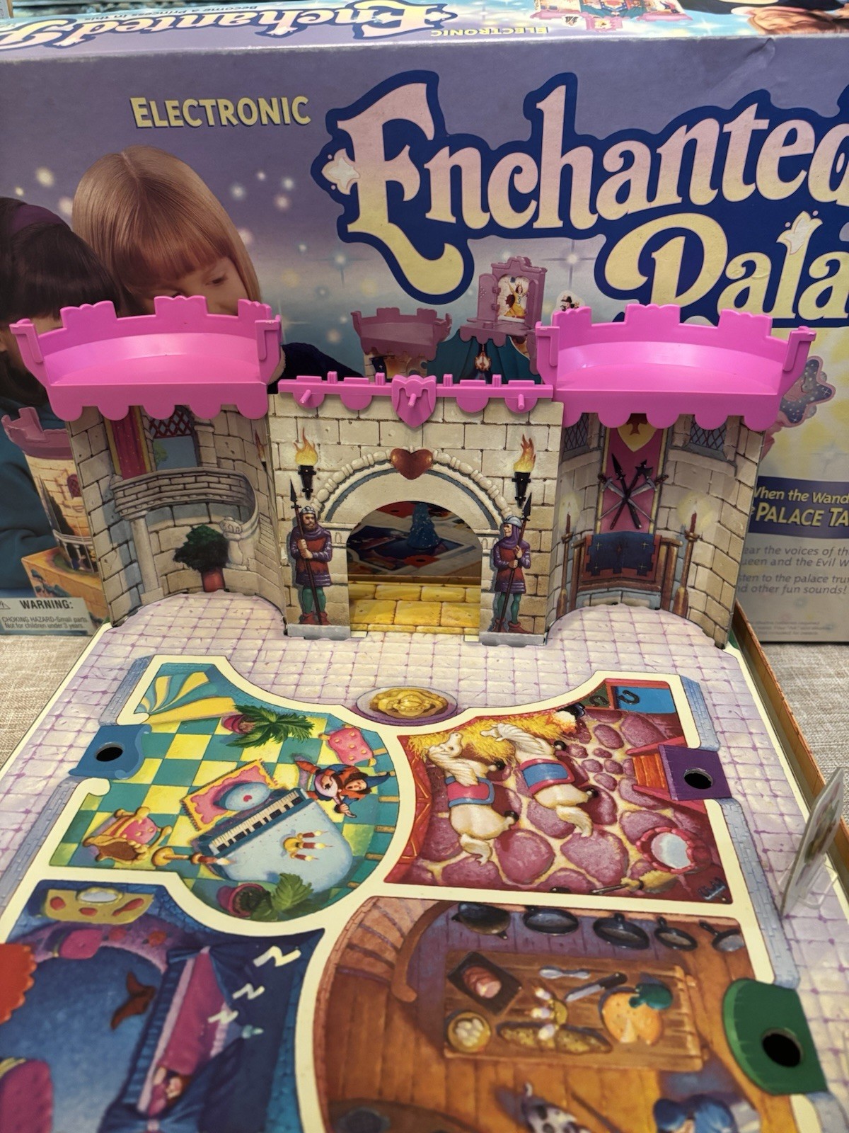 Milton Bradley Electronic Enchanted Palace Fantasy Board Game Complete, Ages 6+
