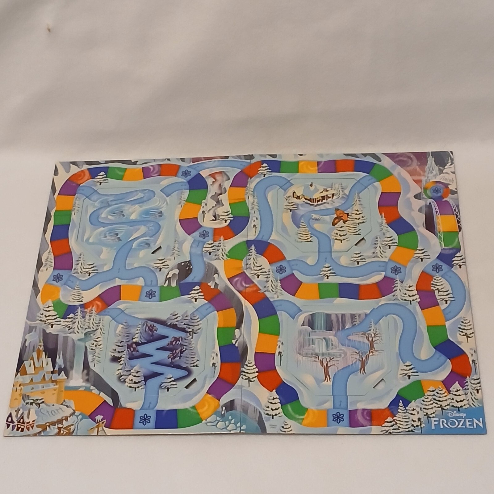 Disney Frozen Surprise Slides Board Game Complete 2 to 4 players ages 3 and up