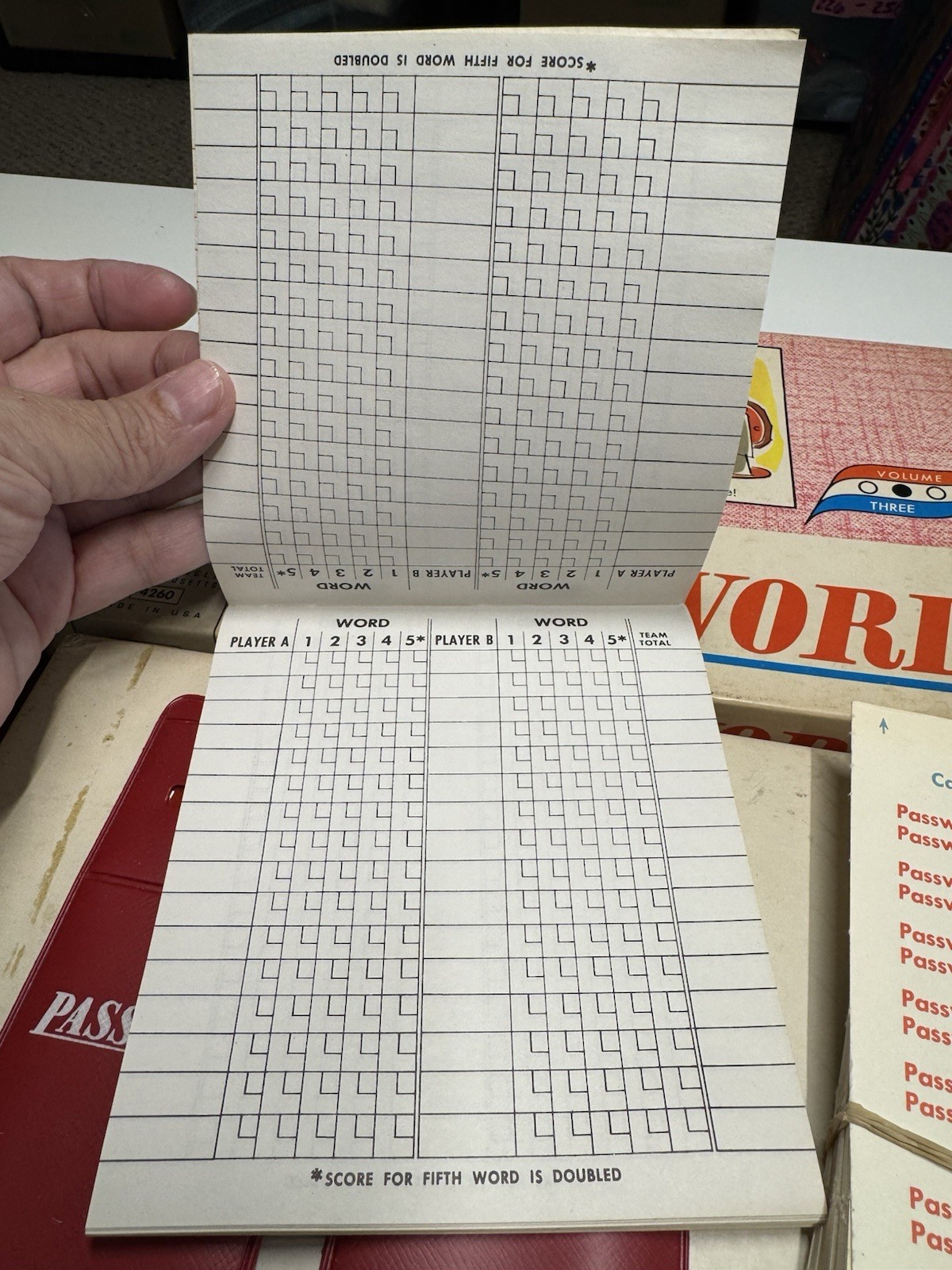 Vintage (1963) Password Milton Bradley Board Game #4260