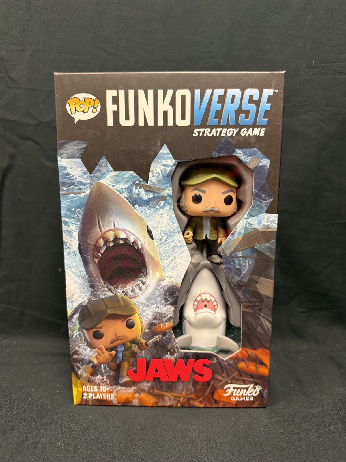 FunkoVerse Strategy Game JAWS 100 Base Set Bruce Shark Quint Funko Pop New