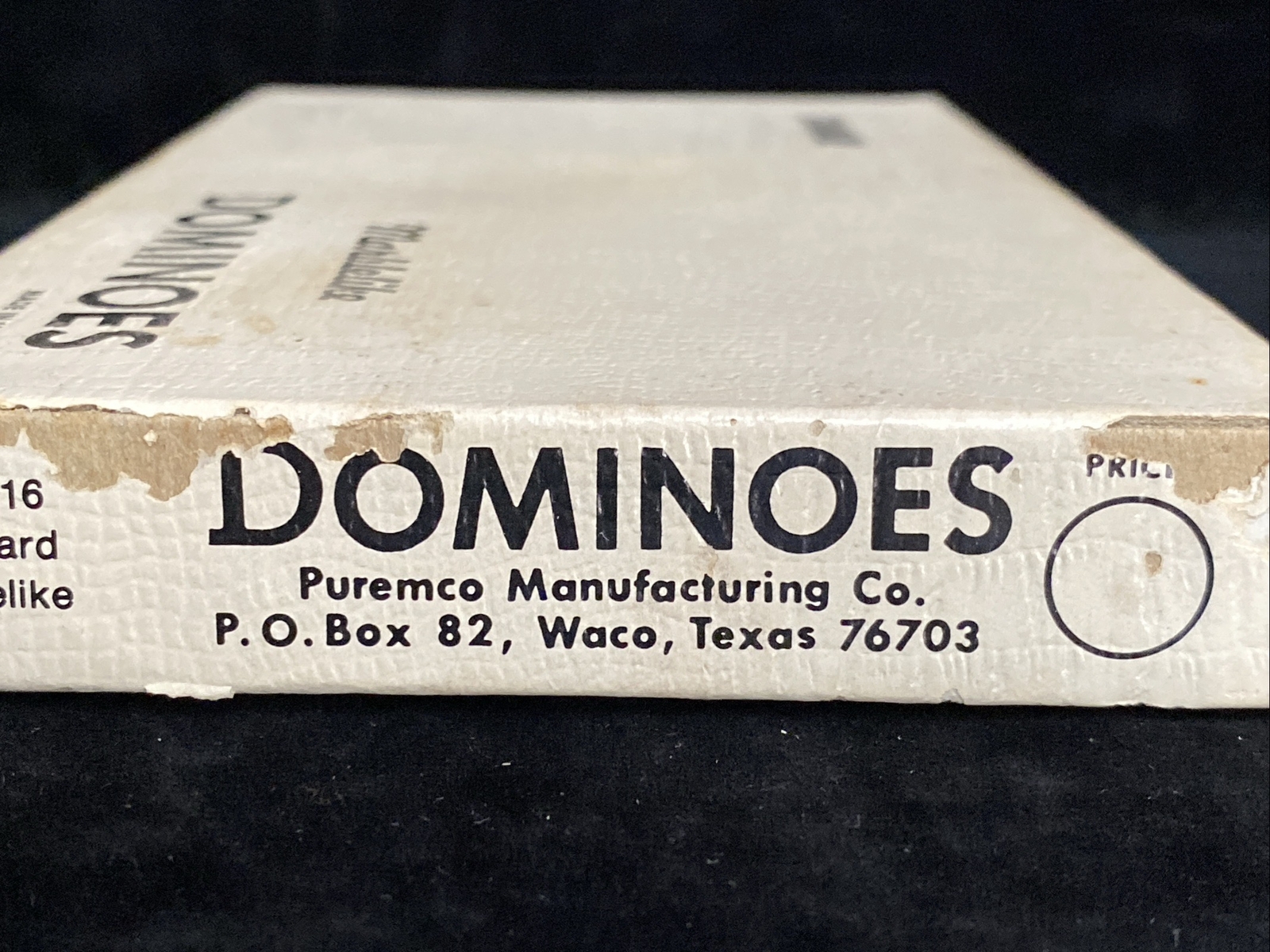 Vintage Set Of White Puremco No. 616 Standard Marblelike Dominoes Made In USA A1