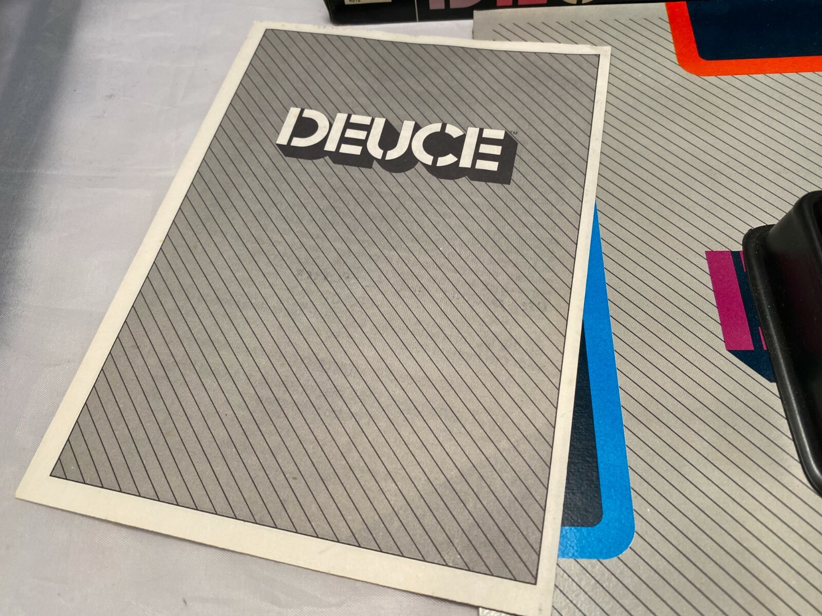 Milton Bradley DEUCE Complete Cards Box Instructions 2 to 6 Players Vintage Game