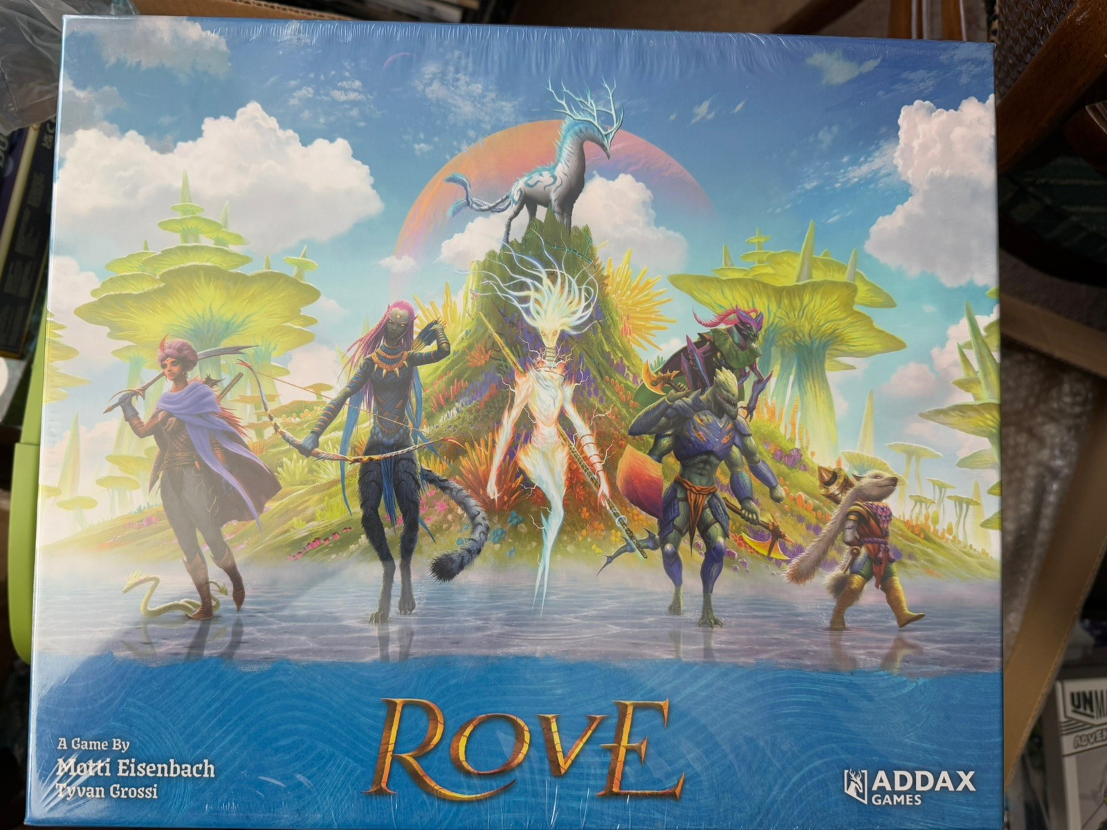 Rove – Addax Games – Core + Xult Expansion + Premium Dice – NEW/SEALED
