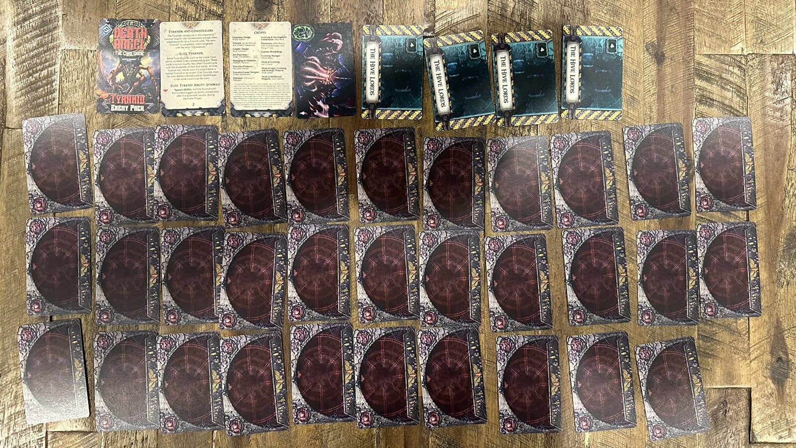 space hulk death angel card game +3 Exp Deathwing, Mission 1, Tyranid Complete