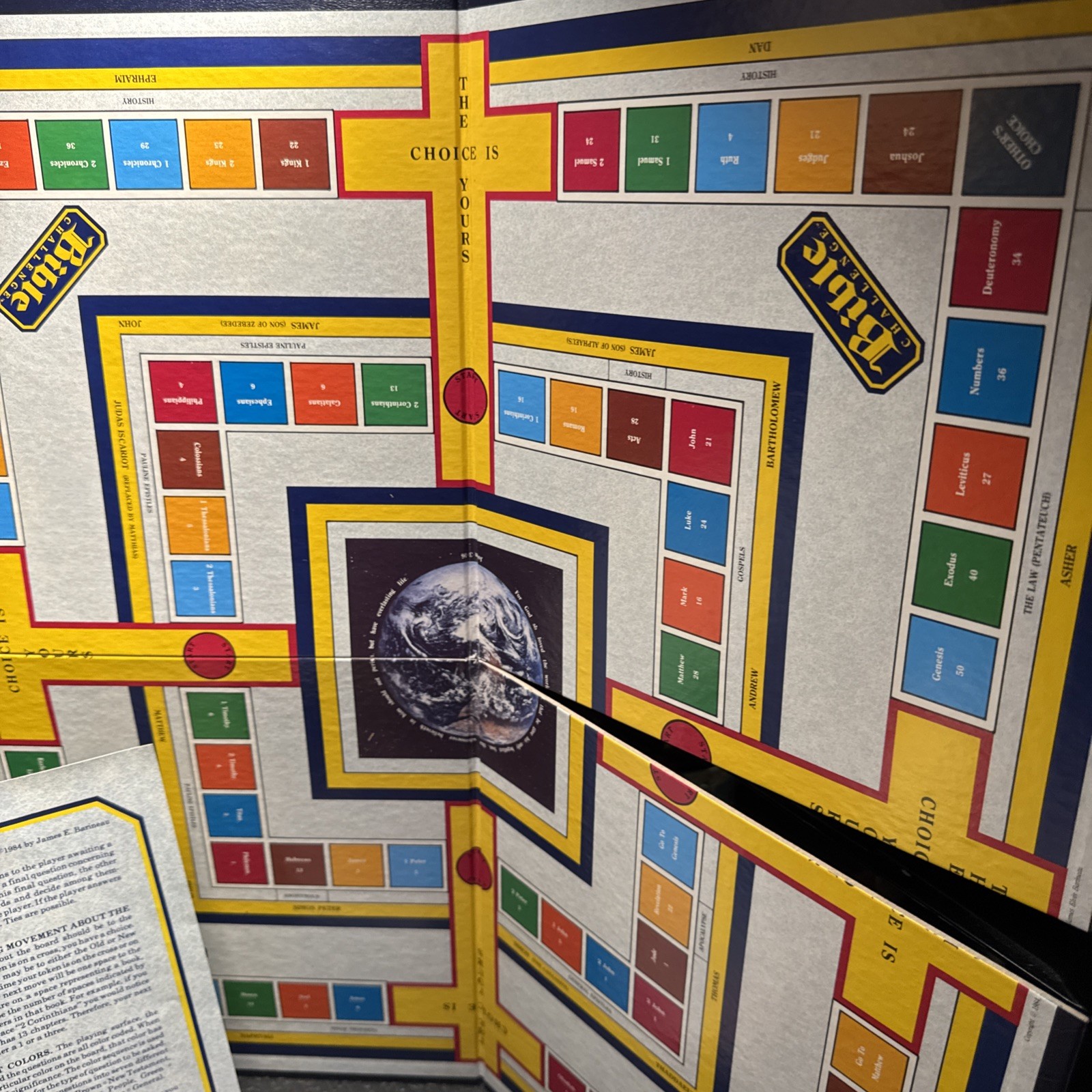 Vintage Bible Challenge Trivia Board Game 1984 – Complete