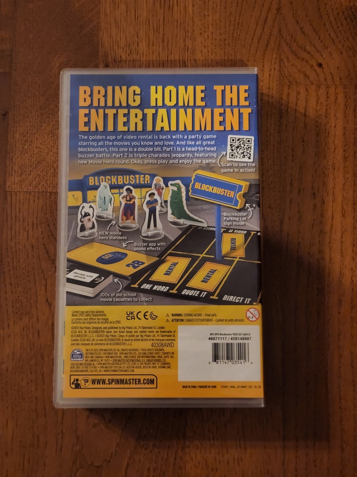 Blockbuster The Game Featuring Movie Hero Round 4 Plus Players Spin Master Games