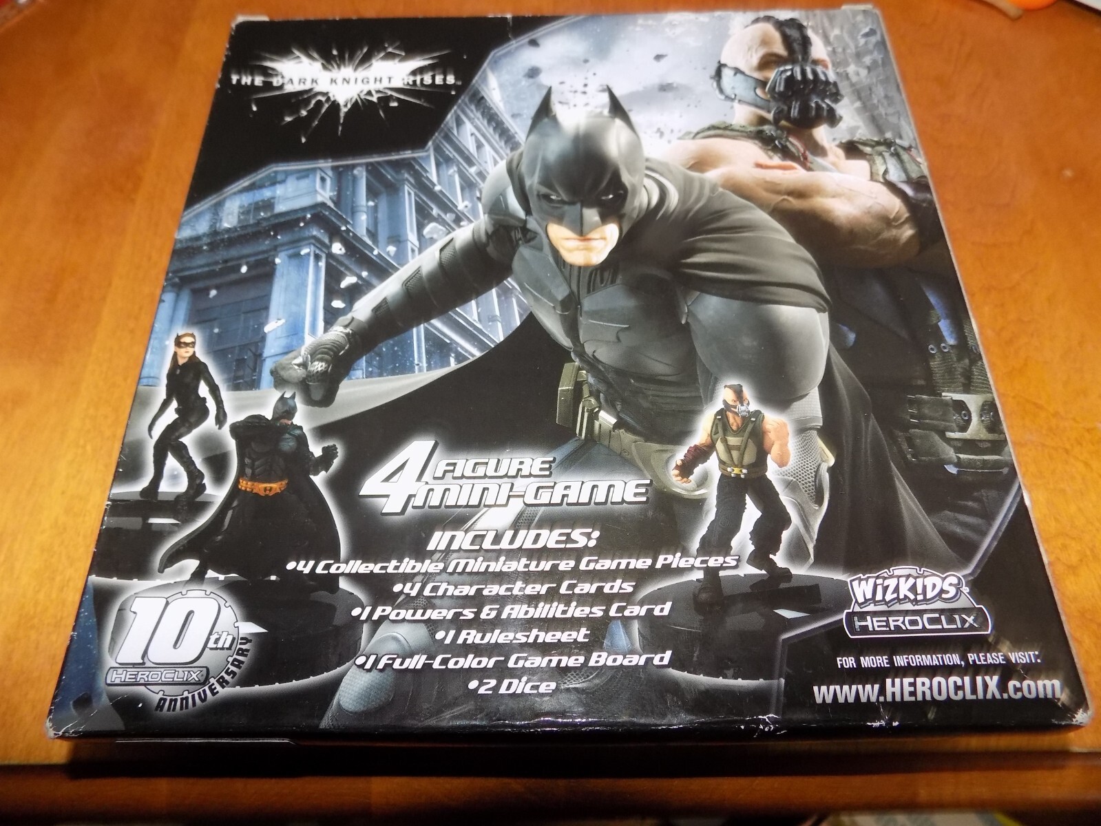 THE DARK KNIGHT RISES 4 Figure Mini-game Heroclix Wizkids Game BOXED NEW